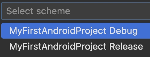 Swift Stream IDE Choose Scheme