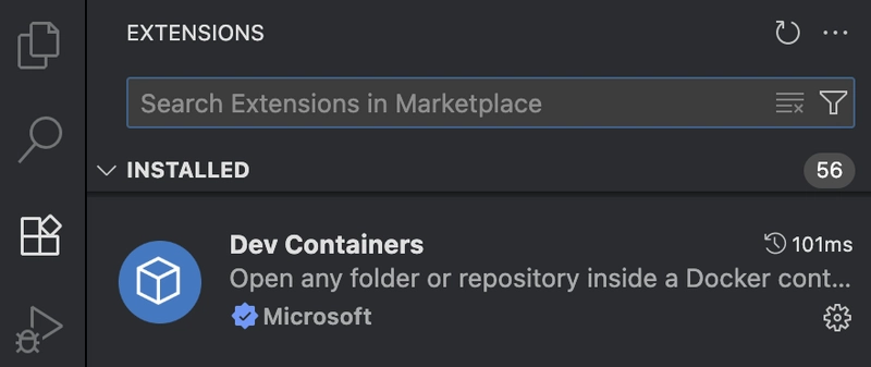 VSCode with DevContainers extension installed